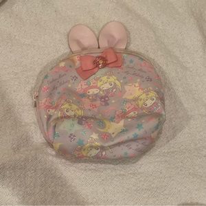 Rare! Used! Sailor moon x my melody bunny pouch.